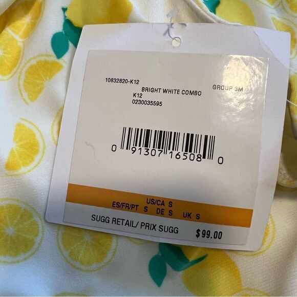Pappagallo Lemon Print Sleeveless Dress. Size Small. New with Tags!! - Picture 10 of 14